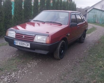 Красный ВАЗ 21099, объемом двигателя 1.5 л и пробегом 200 тыс. км за 1000 $, фото 1 на Automoto.ua