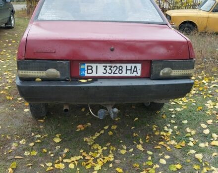 Красный ВАЗ 21099, объемом двигателя 1.5 л и пробегом 230 тыс. км за 547 $, фото 3 на Automoto.ua