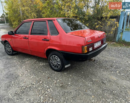 Красный ВАЗ 21099, объемом двигателя 1.29 л и пробегом 100 тыс. км за 1600 $, фото 10 на Automoto.ua