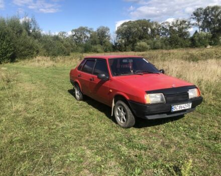 Красный ВАЗ 21099, объемом двигателя 1.3 л и пробегом 256 тыс. км за 650 $, фото 5 на Automoto.ua