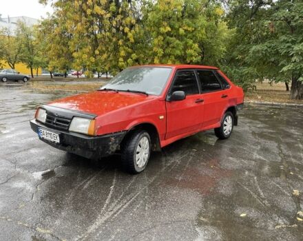 Красный ВАЗ 21099, объемом двигателя 1.5 л и пробегом 250 тыс. км за 650 $, фото 1 на Automoto.ua
