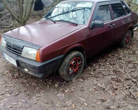 Червоний ВАЗ 21099, об'ємом двигуна 1.3 л та пробігом 200 тис. км за 498 $, фото 6 на Automoto.ua