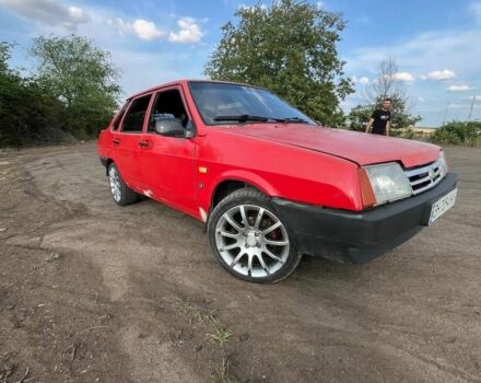 Красный ВАЗ 21099, объемом двигателя 1.3 л и пробегом 55 тыс. км за 1100 $, фото 8 на Automoto.ua