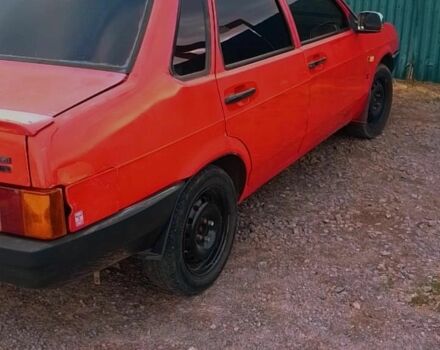 Красный ВАЗ 21099, объемом двигателя 1.3 л и пробегом 55 тыс. км за 1100 $, фото 18 на Automoto.ua