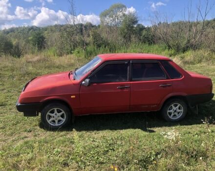 Красный ВАЗ 21099, объемом двигателя 1.3 л и пробегом 256 тыс. км за 650 $, фото 12 на Automoto.ua