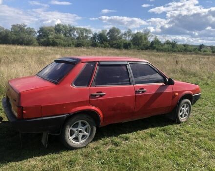 Красный ВАЗ 21099, объемом двигателя 1.3 л и пробегом 256 тыс. км за 650 $, фото 14 на Automoto.ua