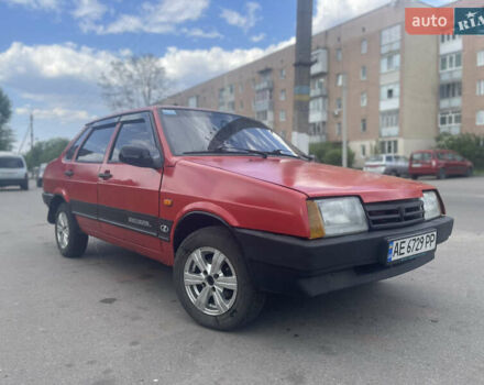 Красный ВАЗ 21099, объемом двигателя 1.5 л и пробегом 260 тыс. км за 1200 $, фото 8 на Automoto.ua