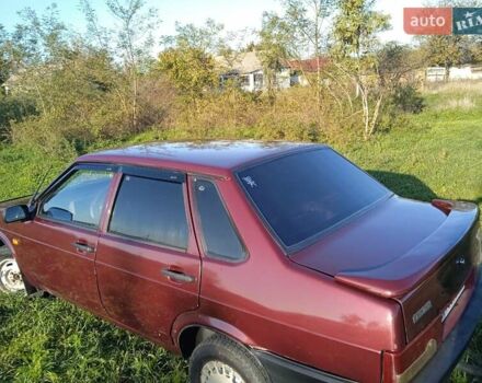 Красный ВАЗ 21099, объемом двигателя 1.6 л и пробегом 100 тыс. км за 1600 $, фото 3 на Automoto.ua