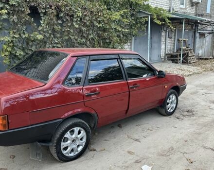 Красный ВАЗ 21099, объемом двигателя 1.3 л и пробегом 60 тыс. км за 1500 $, фото 1 на Automoto.ua
