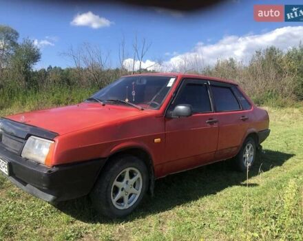 Красный ВАЗ 21099, объемом двигателя 1.3 л и пробегом 256 тыс. км за 650 $, фото 8 на Automoto.ua