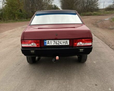 Красный ВАЗ 21099, объемом двигателя 1.5 л и пробегом 280 тыс. км за 1600 $, фото 3 на Automoto.ua