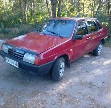Красный ВАЗ 21099, объемом двигателя 1.5 л и пробегом 199 тыс. км за 1150 $, фото 16 на Automoto.ua