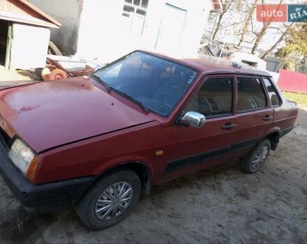Красный ВАЗ 21099, объемом двигателя 1.5 л и пробегом 250 тыс. км за 1000 $, фото 5 на Automoto.ua