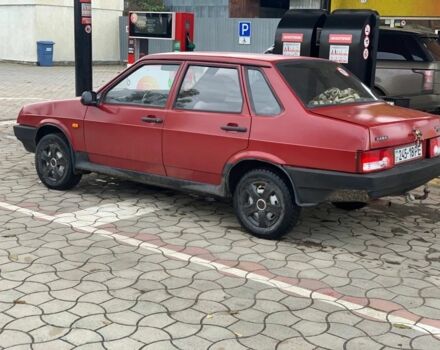 Красный ВАЗ 21099, объемом двигателя 1.5 л и пробегом 200 тыс. км за 1150 $, фото 2 на Automoto.ua
