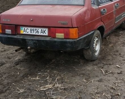 Красный ВАЗ 21099, объемом двигателя 0 л и пробегом 150 тыс. км за 520 $, фото 2 на Automoto.ua
