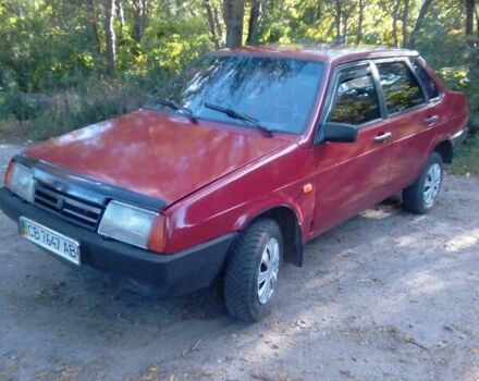 Красный ВАЗ 21099, объемом двигателя 1.5 л и пробегом 199 тыс. км за 1150 $, фото 22 на Automoto.ua