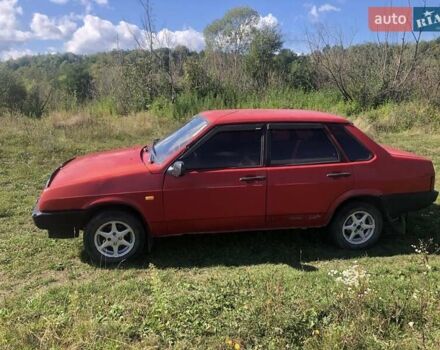 Красный ВАЗ 21099, объемом двигателя 1.3 л и пробегом 256 тыс. км за 650 $, фото 7 на Automoto.ua