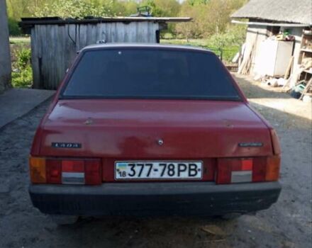 Красный ВАЗ 21099, объемом двигателя 1.5 л и пробегом 250 тыс. км за 1000 $, фото 1 на Automoto.ua