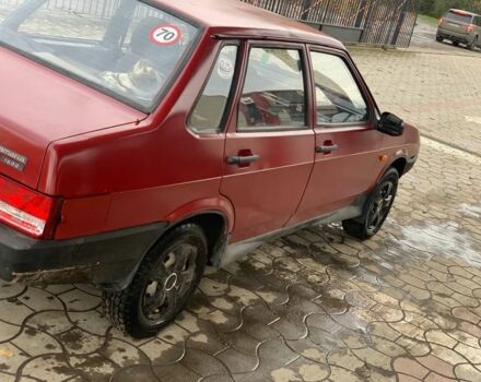 Красный ВАЗ 21099, объемом двигателя 1.5 л и пробегом 200 тыс. км за 1150 $, фото 1 на Automoto.ua