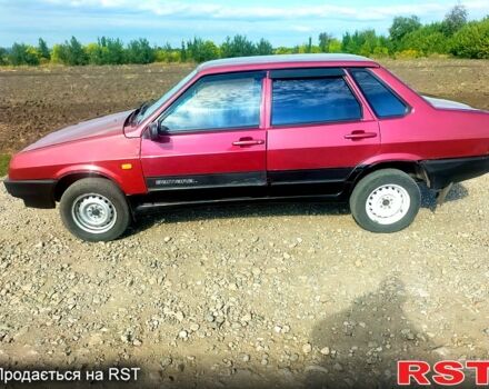 Красный ВАЗ 21099, объемом двигателя 1.5 л и пробегом 1 тыс. км за 1599 $, фото 3 на Automoto.ua