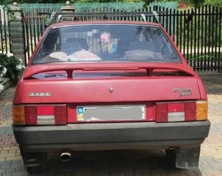Красный ВАЗ 21099, объемом двигателя 1.3 л и пробегом 30 тыс. км за 1200 $, фото 1 на Automoto.ua