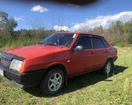 Красный ВАЗ 21099, объемом двигателя 1.3 л и пробегом 256 тыс. км за 650 $, фото 9 на Automoto.ua