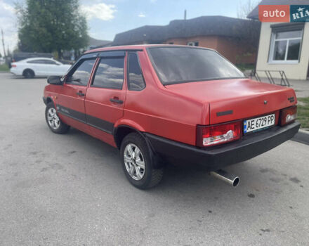 Красный ВАЗ 21099, объемом двигателя 1.5 л и пробегом 260 тыс. км за 1200 $, фото 4 на Automoto.ua