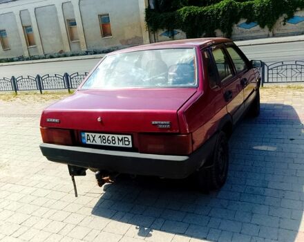 Красный ВАЗ 21099, объемом двигателя 1.5 л и пробегом 99 тыс. км за 675 $, фото 3 на Automoto.ua