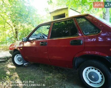 Красный ВАЗ 21099, объемом двигателя 1.5 л и пробегом 55 тыс. км за 2800 $, фото 6 на Automoto.ua