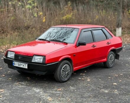 Красный ВАЗ 21099, объемом двигателя 1.5 л и пробегом 158 тыс. км за 1200 $, фото 3 на Automoto.ua