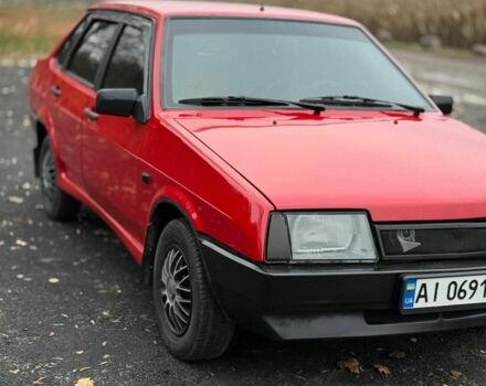 Красный ВАЗ 21099, объемом двигателя 1.5 л и пробегом 158 тыс. км за 1200 $, фото 2 на Automoto.ua