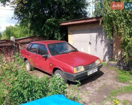 Красный ВАЗ 21099, объемом двигателя 1.6 л и пробегом 248 тыс. км за 1400 $, фото 2 на Automoto.ua