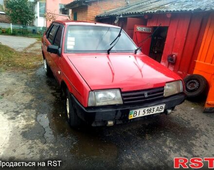 Красный ВАЗ 21099, объемом двигателя 1.5 л и пробегом 0 тыс. км за 500 $, фото 2 на Automoto.ua