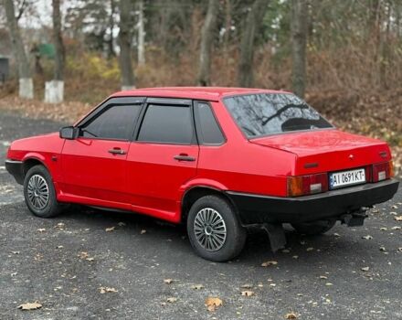 Красный ВАЗ 21099, объемом двигателя 1.5 л и пробегом 158 тыс. км за 1200 $, фото 6 на Automoto.ua