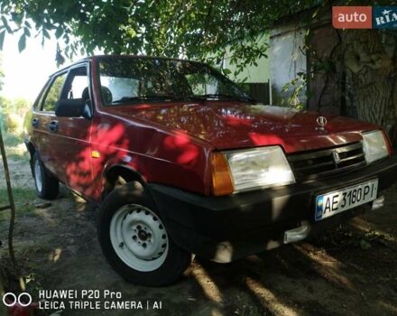 Красный ВАЗ 21099, объемом двигателя 1.5 л и пробегом 55 тыс. км за 2800 $, фото 1 на Automoto.ua