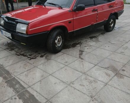 Красный ВАЗ 21099, объемом двигателя 1.5 л и пробегом 250 тыс. км за 650 $, фото 2 на Automoto.ua