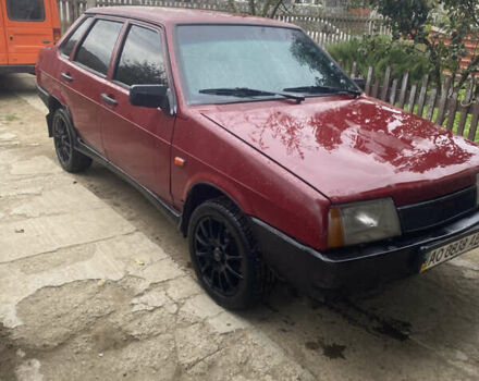 Красный ВАЗ 21099, объемом двигателя 1.6 л и пробегом 100 тыс. км за 850 $, фото 3 на Automoto.ua