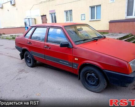 Красный ВАЗ 21099, объемом двигателя 1.5 л и пробегом 160 тыс. км за 900 $, фото 1 на Automoto.ua