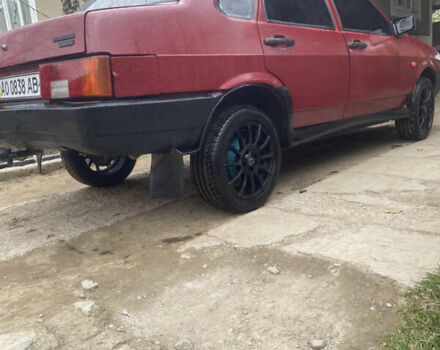 Красный ВАЗ 21099, объемом двигателя 1.6 л и пробегом 100 тыс. км за 850 $, фото 1 на Automoto.ua