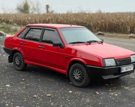 Красный ВАЗ 21099, объемом двигателя 1.5 л и пробегом 158 тыс. км за 1200 $, фото 4 на Automoto.ua