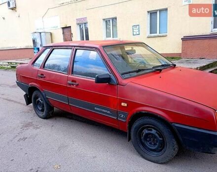 Красный ВАЗ 21099, объемом двигателя 1.5 л и пробегом 160 тыс. км за 900 $, фото 11 на Automoto.ua