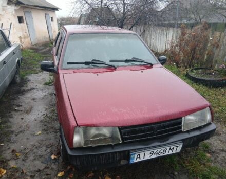Красный ВАЗ 21099, объемом двигателя 1.5 л и пробегом 51 тыс. км за 1488 $, фото 2 на Automoto.ua