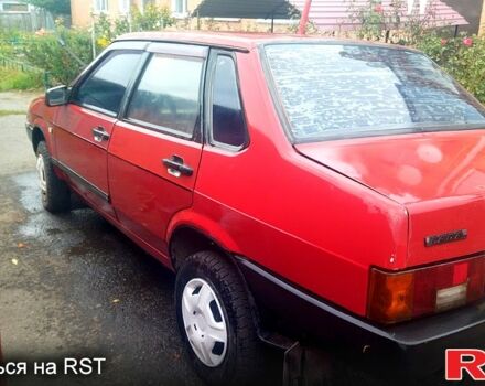 Красный ВАЗ 21099, объемом двигателя 1.5 л и пробегом 0 тыс. км за 500 $, фото 1 на Automoto.ua