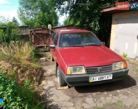 Красный ВАЗ 21099, объемом двигателя 1.6 л и пробегом 248 тыс. км за 1400 $, фото 1 на Automoto.ua