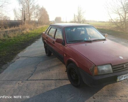 Красный ВАЗ 21099, объемом двигателя 1.5 л и пробегом 1 тыс. км за 800 $, фото 3 на Automoto.ua