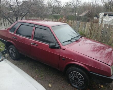 Красный ВАЗ 21099, объемом двигателя 1.5 л и пробегом 51 тыс. км за 1488 $, фото 7 на Automoto.ua