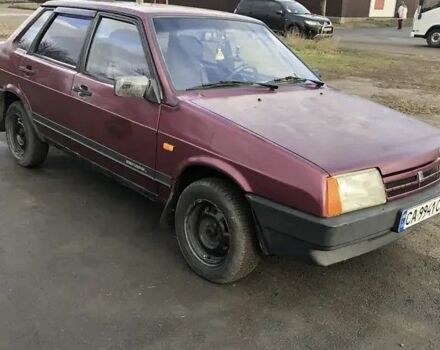 Красный ВАЗ 21099, объемом двигателя 1.5 л и пробегом 214 тыс. км за 1200 $, фото 2 на Automoto.ua