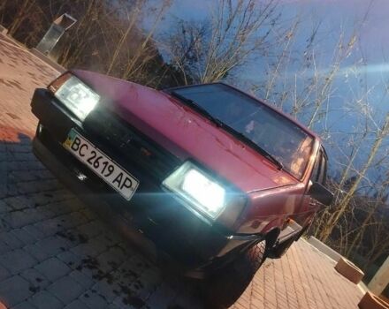 Красный ВАЗ 21099, объемом двигателя 1.5 л и пробегом 1 тыс. км за 750 $, фото 1 на Automoto.ua