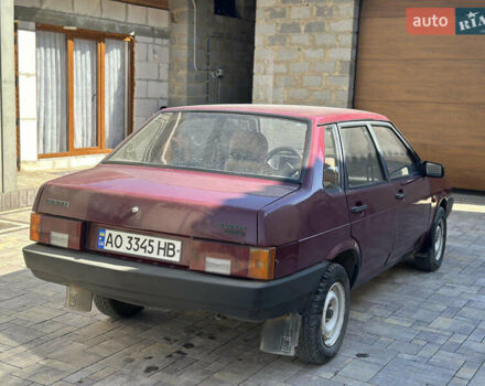 Красный ВАЗ 21099, объемом двигателя 1.5 л и пробегом 100 тыс. км за 1100 $, фото 1 на Automoto.ua