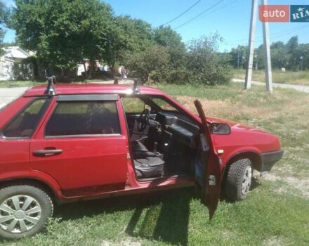 Красный ВАЗ 21099, объемом двигателя 1.5 л и пробегом 33 тыс. км за 1900 $, фото 10 на Automoto.ua